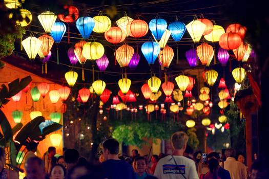 Laterns in Hoi An in Vietnam