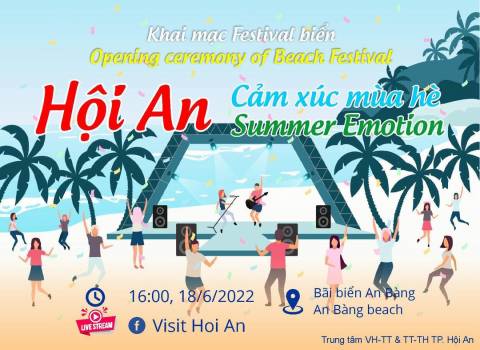 Dạ tiệc âm nhạc của Lễ khai mạc Festival biển “Hội An -  Cảm xúc mùa hè”