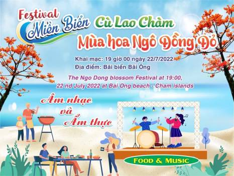 Sự kiện miền biển nổi bật “Cù Lao Chàm- Mùa hoa Ngô đồng đỏ”