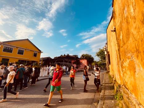 Walking route of the ancient town