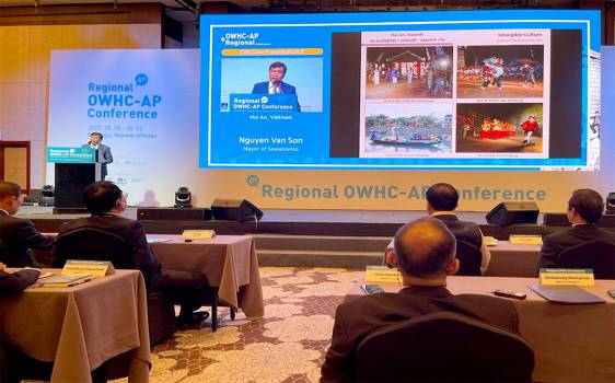 Đoàn công tác thành phố Hội An tham dự Hội nghị khu vực Châu Á - Thái Bình Dương, Tổ chức các thành phố di sản thế giới lần thứ 4, tại Hàn Quốc
