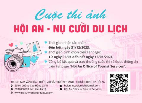 Photo contest  “Hội An -Tourism smile”