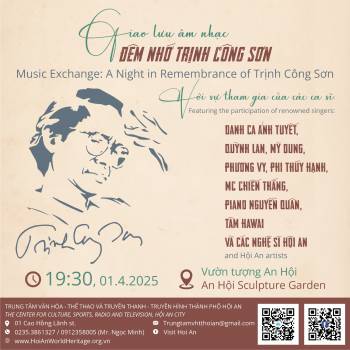 Chương trình biểu diễn, giao lưu "Đêm nhớ nhạc sĩ Trịnh Công Sơn"